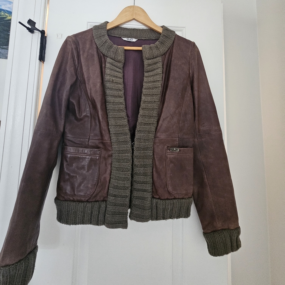 Leather jacket from Liu jo